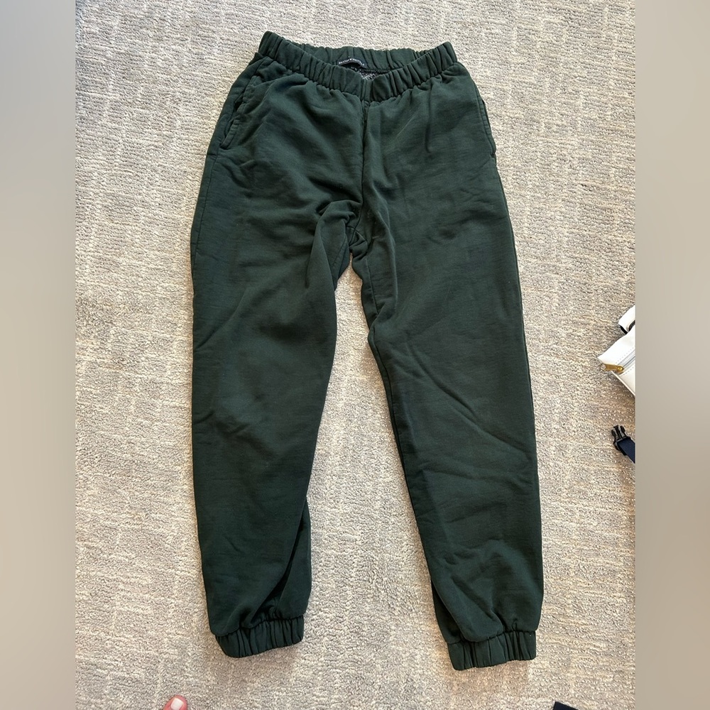 Brandy Melville Dark Green Sweatpants, Size S
